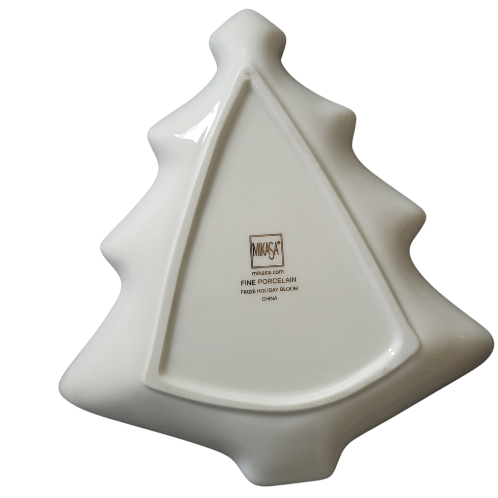 Mikasa Holiday Bloom Candy Dish - Picture 2 of 4